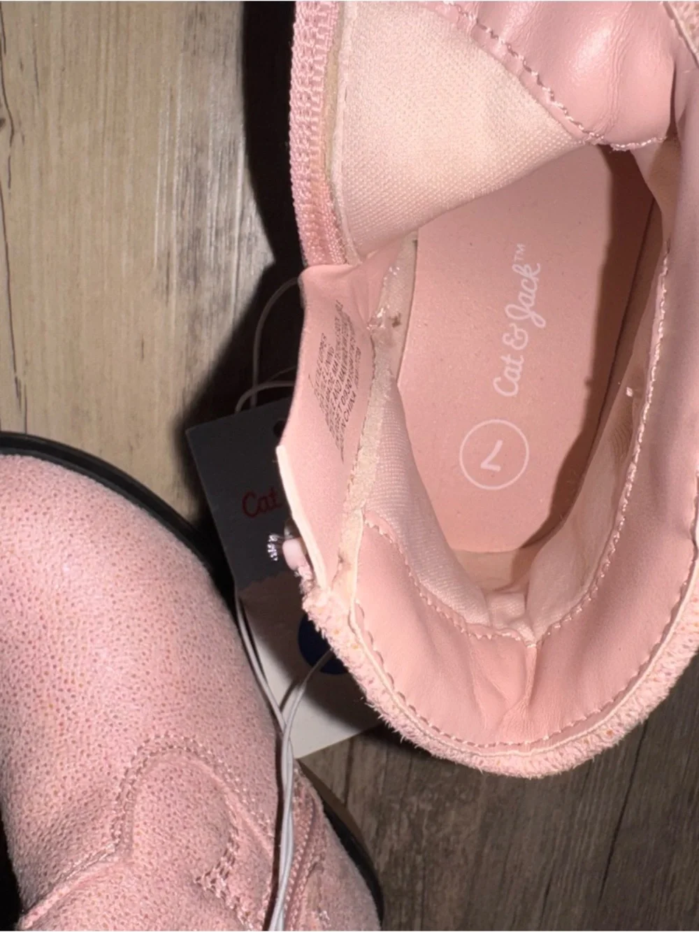 Cat & Jack Pink Glitter Toddlers' Cowboy Boots